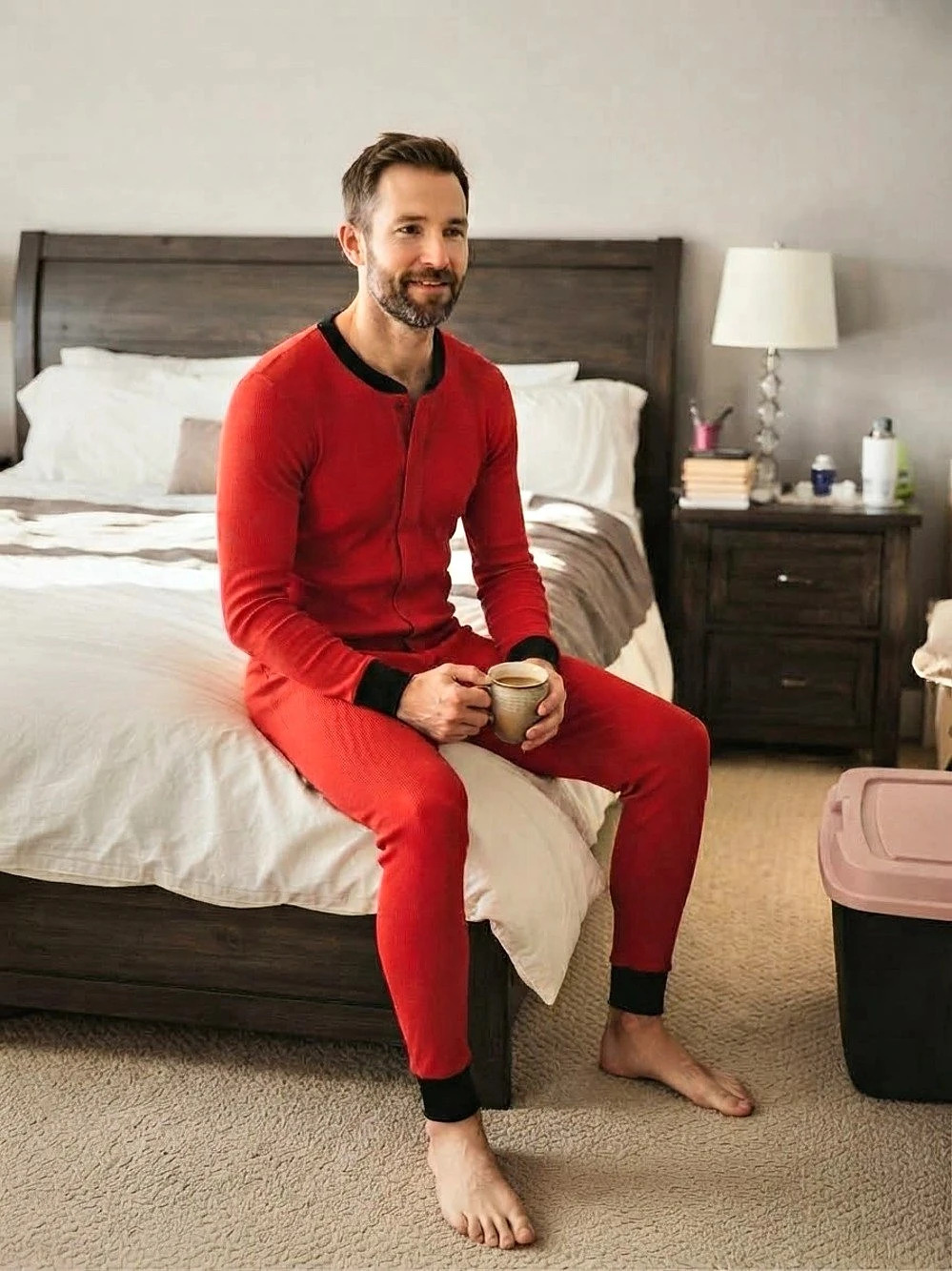 Stanfield's Heritage Red & Black Long Johns Union Suit Onesie